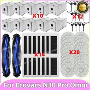 (에코백스 디봇 N30 프로 옴니  Ecovacs Debot Omni Pro ) 호환 진공 청소기 부품 메인 롤러 사이드 브러시