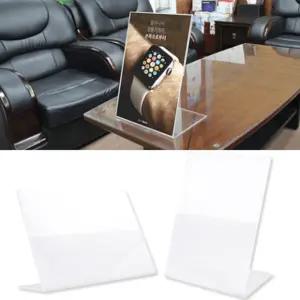A3 아크릴 꽂이 스탠드 안내문 메뉴판 POP표시 안내 안내판 표지판 명함