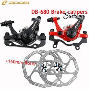 줌Db680 자전거 브레이크 캘리퍼스 Mtb 기계 라인 당기는 디스크 로터 160Mm 산악 사이클링 키트