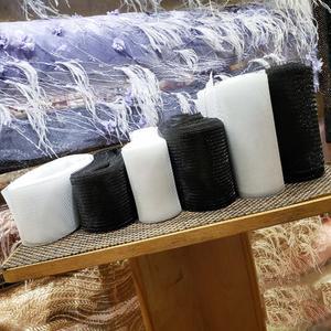 50 야드 뻣뻣한 말총 브레이드 메쉬 본딩 리본 트림 봉제 폴리 에스터