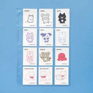 비온뒤 A5 데코포켓 파일리필용 띠부씰