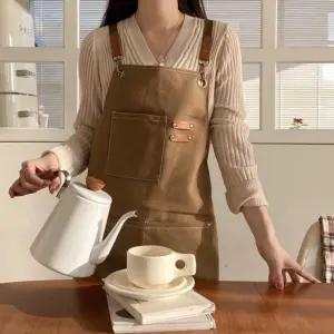 공예 카페 목공 바리스타 작업용 옥스포드 앞치마