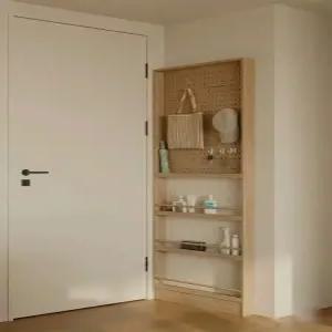 문뒤 슬림 가정용 수납 폭좁은 캐비닛 벽면 책장 틈새