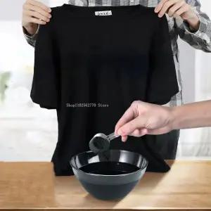 의류염색약 옷감 섬유 부분염색 50g 블랙 패브릭 염료 의류 단장 한 착색제 코튼 린넨 청바지 캔버스 안료