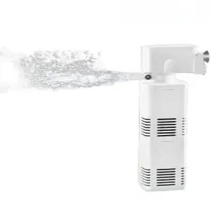 내장형 측면 수족관 산소 여과기 펌프 소형 미니 수조