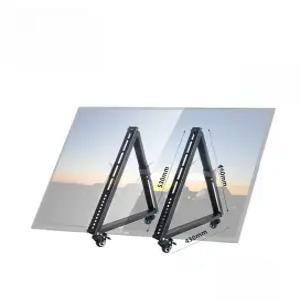 TV 프롬프터 거치대 티비 스탠드 회의실 모니터 콘서트