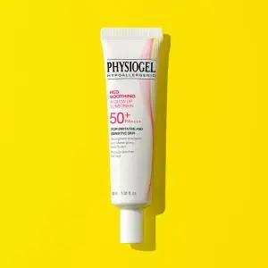 피지오겔 유기자차파데프리 레드수딩 AI 글로우업 썬스크린 선크림 30ml SFP 50+ PA++++
