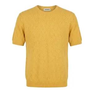 [레노마 옴므]레노마 면혼방 와플슬러브 하프니트 머스터드 ROFMKT60A