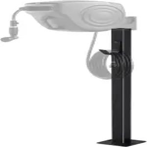 정원 야외용 다기능 후크 헤비 듀티 수직 스탠드가 있는 오토링 33인치 접이식 호스 릴 장착 포스트