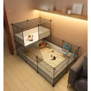 소동물 햄스터케이지 철제 조립 사육장 기니피그 고슴도치 집 놀이터 울타리 분리형