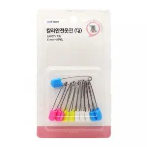 옷 대 옷핀 안전 핀 가정 칼라 생활 칼라안전옷핀 대0916