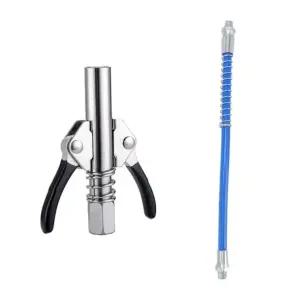 세트 펌프 구리스건 연결 커플러 호스 공구 주입기 노즐 주입 윤활유 부품 그리스