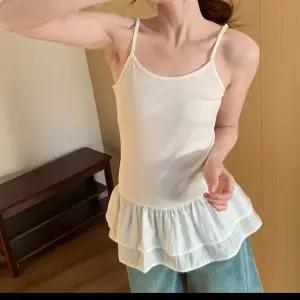 레이어드 프릴 나시 끈나시 롱나시