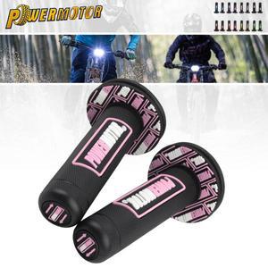 파워모터 모토크로스 고무 그립 7/8인치 22mm 핸들바 보호 범용 액세서리 더트 바이크 오프로드 젤 핸드