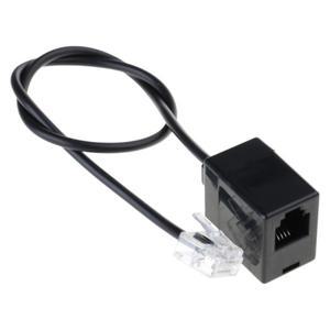 RJ45 - RJ11 변환기 어댑터 케이블 커넥터 이더넷 전화선 커넥터 8P8C 남성 6P6C 암 코드