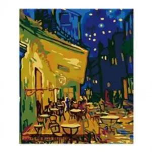카페테라스 UWV923C1 페인팅 유화 DIY명화그리기 고흐의 40X50