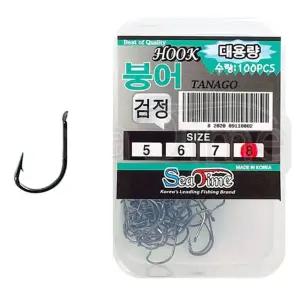 씨타임 국산 붕어바늘 벌크 대용량 민물낚시 다나고훅 tuX7+9jfB