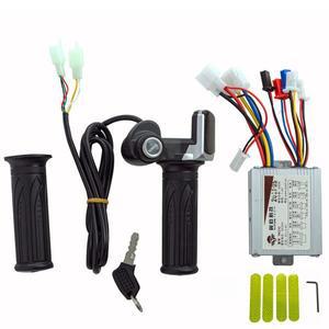 모터 브러시드 전기 자전거 스쿠터 액세서리 컨트롤러 및 스로틀 트위스트 그립 24V 36V 250W