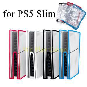[호환품]PS5 슬림 콘솔 먼지 커버 방진 투명 케이스 가방 게임 액세서리 디스크 버전 및 디지털 에디션용