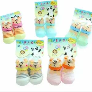 신생아 DOL806P1 베이비양말 j링글곰연 입체 5족세트 유아양말