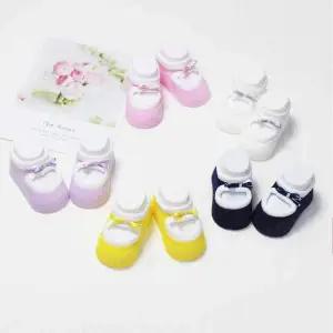 신생아 ADA294R4 베이비양말 j포포리본연 입체 5족세트 유아양