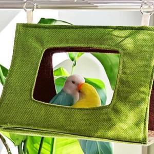 새수면 용품 삼각형 앵무새 텐트  걸이 은신처 미니  해먹 여름