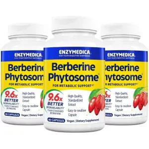 엔자이메디카 흡수력 9.6배 베르베린 파이토솜 60캡슐 3병