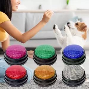 강아지 간식 LED 녹음벨 간식벨 1개