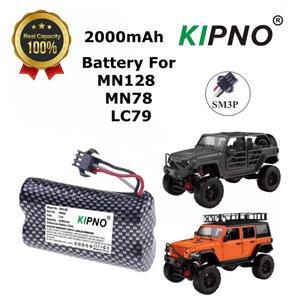 7.4V 2000mah 배터리 충전기 MN82 원격 제어 자동차 LC79 시계 제스처 감지 트위스트 RC SM3p용