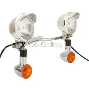 호환   VT 섀도우 에이스 클래식 500 700 750 1100할리 다이나 스포츠터 투어링 XL 1200용 크롬 패싱 턴 시