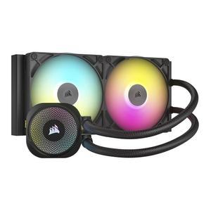 CorsAIR iCUE LINK TITAN 280 RX RGB 액체 CPU 쿨러 u2013, 인텔 LGA 1851 /1700, AMD AM5 /AM4 u2013 호환, 시스템 허브, 블랙 CW-9061017-WW 포함