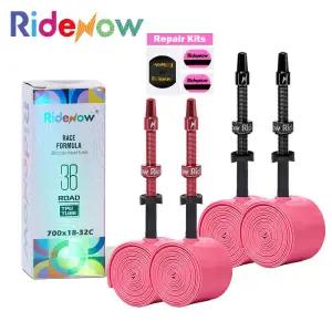 TPU튜브 Ridenow 금속 노즐 TPU 튜브 36g 도로 자전거 타이어 분리형 코어 456585mm 700c 슈퍼 라이트