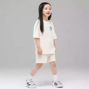 [팬콧키즈] 팜모스 에센셜 오버핏 상하복(CREAM)