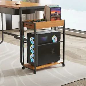 데스크탑 본체 받침대 높이조절 선반 책상 공간활용 정리