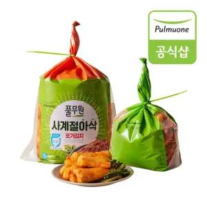 [풀무원][생산직송] 풀무원 사계절아삭포기김치4kg+총각김치2kg(6kg)