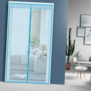 현관 모기장 강력 자동 방문용 자석 방충망 해충차단 닫힘 문틈