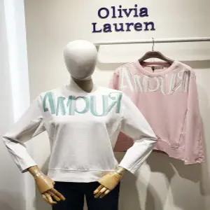 [올리비아로렌]여성 글리터 레터링 긴팔 티셔츠 vvcal5s1331 ECJ