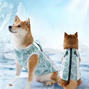 강아지 여름 옷 하네스 민소매 쿨티 아이스