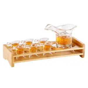 골동품 유리공예 와인 크리스탈 술잔 위스키컵 유리 미니잔 삼국지