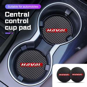 Haval Jolion F7 H6 H2 H3 H5 H8 H9 4 M6 F5 F9 워터 컵 홀더 안티 슬립 패드 액세서리 용 탄소 섬유 자동