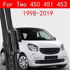 Smart ForTwo 450 451 453 1998-2019 앞 유리 와이퍼 블레이드 2pcs 창 액세서리 2000