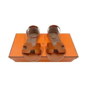 에르메스 골드 발목 스트랩 샌들 120617269