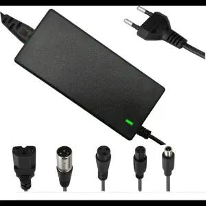 배터리 충전기 전원 어댑터 AC100-240V DC 42V54.6V 2A 전기 자전거 스쿠터 액세서리 리튬 배터리 용 EU 플