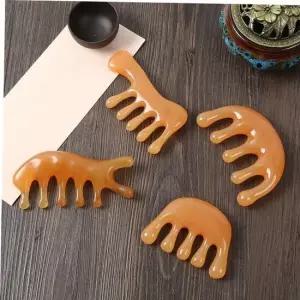 마사지기 두피 목 마사지 머리빗 다리 휴대용 안마도구 4종세트