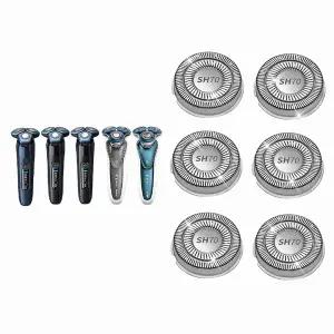 호환  필립스 노렐코 SH30 50 70 90 시리즈 1000 2000 3000 S1020 S1050 S1060 S1070 면도날용 교체 면도