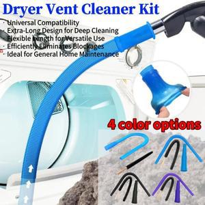 1세트 건조기 배기 클리너 호스 키트 린트 브러시 및 진공 막힌 덕트용 대부분의 청소 도구