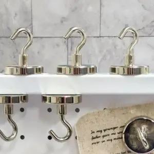 [SBD] 욕실 42파이 다용도 접착식 후크 벽걸이 고리 자석걸이