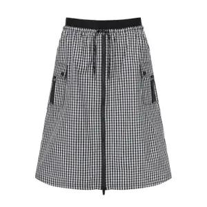 세인트앤드류스 여성 체크 패턴 투웨이 롱 큐롯 스커트 블랙 821F1PC085 BK