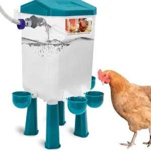 릴리앙 자동 치킨 워터러 플로팅 컨트롤 오토 걸이식/스탠딩 디자인 3/4인치 수도꼭지 및 호스에 연결