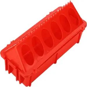 제로디스 가금류 사육기 12홀 두꺼운 플라스틱 사육 트레이 닭 오리새 플립 탑 다목적 병아리 브루더용